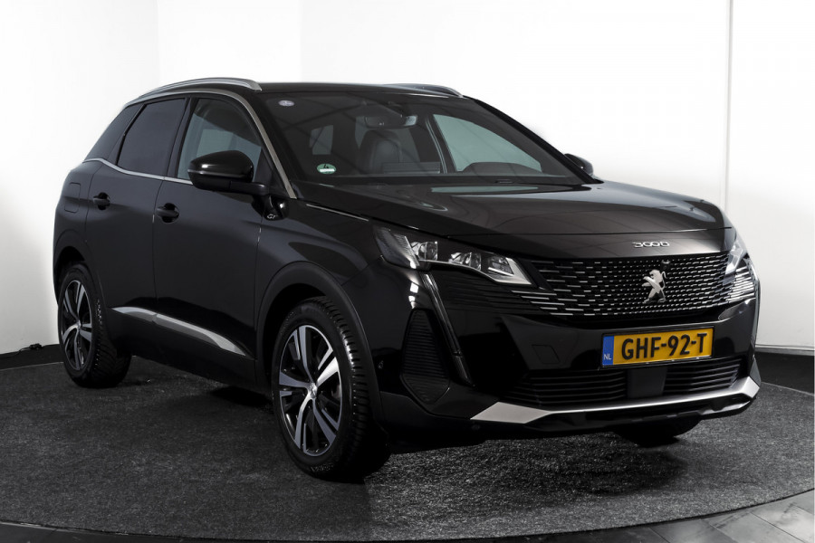 Peugeot 3008 1.6 PureTech 180 PK GT - Automaat | Dig. Cockpit | Adapt. Cruise | Leder-+stoelverw. | Elek. stoelen | Camera | NAV | ECC | Elek. Klep | Afn. Trekhaak | LM 18" |