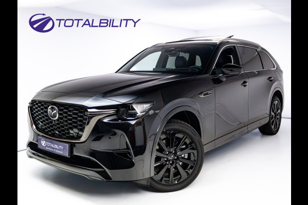 Mazda CX-80 2.5 e-SkyActiv PHEV Homura Plus 7 Pers. | Nieuw! | Panoramadak | Leer | Bose Audio | Stoelkoeling | Stoel-Stuur- Achterbankverwarming, 360 Camera, Adaptive Cruise, Head-Up, Keyless
