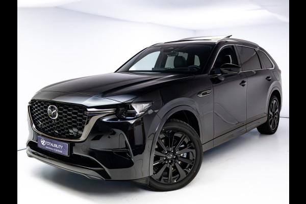 Mazda CX-80 2.5 e-SkyActiv PHEV Homura Plus 7 Pers. | Nieuw! | Panoramadak | Leer | Bose Audio | Stoelkoeling | Stoel-Stuur- Achterbankverwarming, 360 Camera, Adaptive Cruise, Head-Up, Keyless