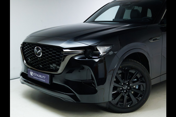 Mazda CX-80 2.5 e-SkyActiv PHEV Homura Plus 7 Pers. | Nieuw! | Panoramadak | Leer | Bose Audio | Stoelkoeling | Stoel-Stuur- Achterbankverwarming, 360 Camera, Adaptive Cruise, Head-Up, Keyless