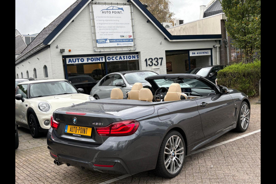 BMW 4 Serie Cabrio 430i XDRIVE 250PK HARDTOP/HUD/AIRSCARF