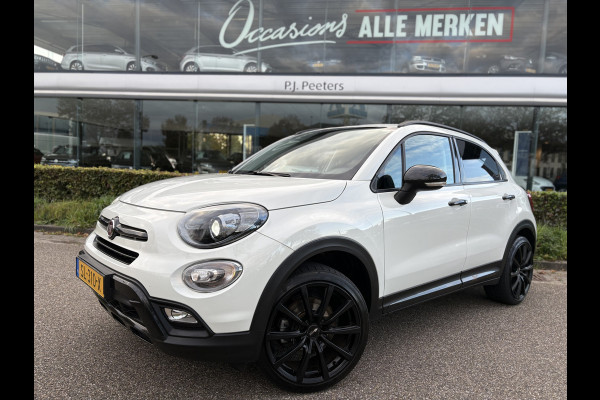 Fiat 500X Cross 1.4 Turbo MultiAir S-Design Cross Airco - Parkeersensor achter - Navigatie - Cruise control - Bluetooth - Dakrails - Radio - Licht metalen velgen 19 inch - Start/stop systeem - Lederen/stof bekleding - Elektrische ramen - Extra getint glas achter -  Keyless entry
