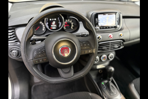 Fiat 500X Cross 1.4 Turbo MultiAir S-Design Cross Airco - Parkeersensor achter - Navigatie - Cruise control - Bluetooth - Dakrails - Radio - Licht metalen velgen 19 inch - Start/stop systeem - Lederen/stof bekleding - Elektrische ramen - Extra getint glas achter -  Keyless entry