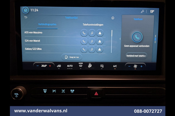 Ford Transit Custom 2.0 TDCI 136pk L2H1 Euro6 Airco | Camera | LED | Apple Carplay | Cruisecontrol Android Auto, Verwarmde Voorruit, Parkeersensoren, Bijrijdersbank, 2740kg laadvermogen