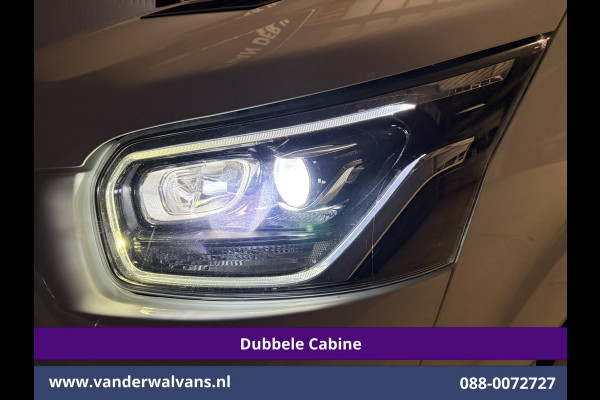 Ford Transit 2.0 TDCI 131pk L3H2 Dubbele Cabine Euro6 Airco | Xenon | 5-Zits | Navigatie | LED | Apple Carplay Cruisecontrol, Android Auto, Parkeersensoren, LM Velgen