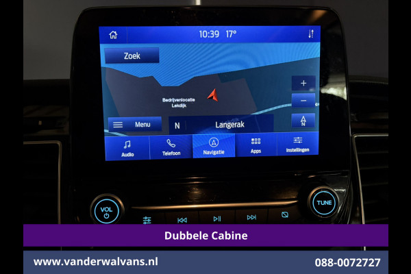 Ford Transit 2.0 TDCI 131pk L3H2 Dubbele Cabine Euro6 Airco | Xenon | 5-Zits | Navigatie | LED | Apple Carplay Cruisecontrol, Android Auto, Parkeersensoren, LM Velgen