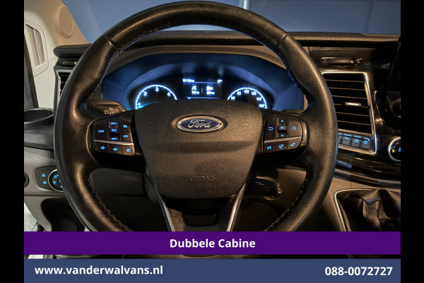 Ford Transit 2.0 TDCI 131pk L3H2 Dubbele Cabine Euro6 Airco | Xenon | 5-Zits | Navigatie | LED | Apple Carplay Cruisecontrol, Android Auto, Parkeersensoren, LM Velgen