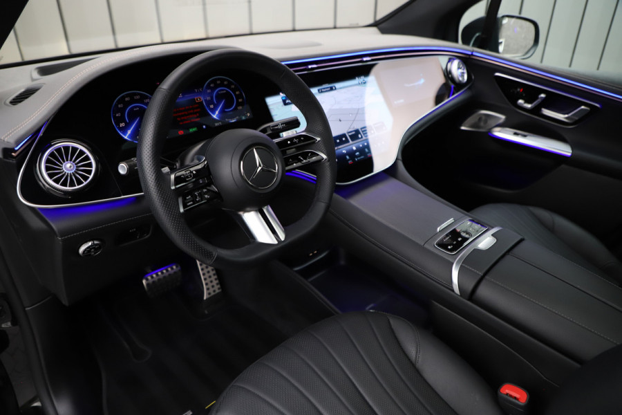 Mercedes-Benz EQE SUV 350+ AMG Line 96 kWh | Hyperscreen | Achterasbesturing | Head-up | Burmester | Keyless-go | Digital-light | Leder | Pano | 2024.