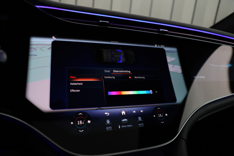 Mercedes-Benz EQE SUV 350+ AMG Line 96 kWh | Hyperscreen | Achterasbesturing | Head-up | Burmester | Keyless-go | Digital-light | Leder | Pano | 2024.