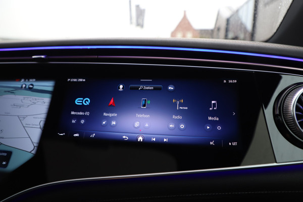 Mercedes-Benz EQE SUV 350+ AMG Line 96 kWh | Hyperscreen | Achterasbesturing | Head-up | Burmester | Keyless-go | Digital-light | Leder | Pano | 2024.