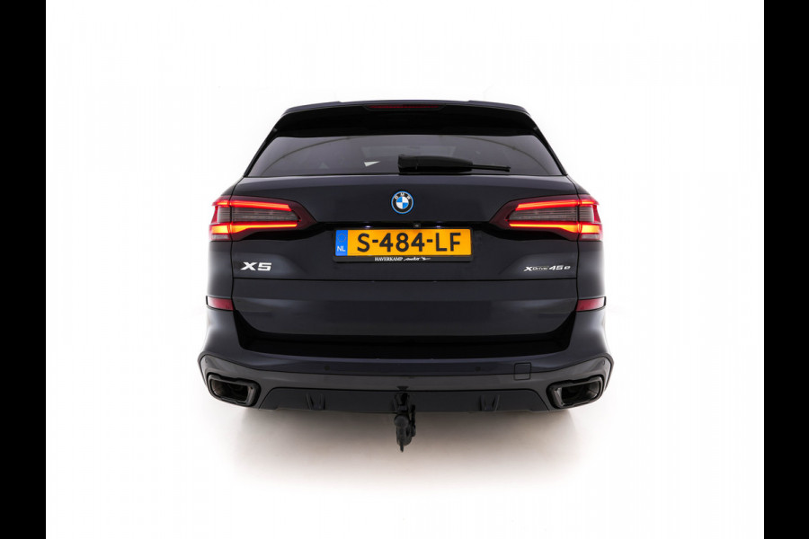 BMW X5 xDrive45e M-Sport-Styling High Executive (Plug-In) {SoH-91%} (INCL-BTW) *PANO | LEATHER | LASER-LED | HARMAN/KARDON | MEMORY-PACK | TOPVIEW | ADAPTIVE-CRUISE | BLINDSPOT | DIGI-COCKPIT | PRIVACY-GLASS | SHIFTPADDLES | HEAD-UP | TOWBAR | 22''A