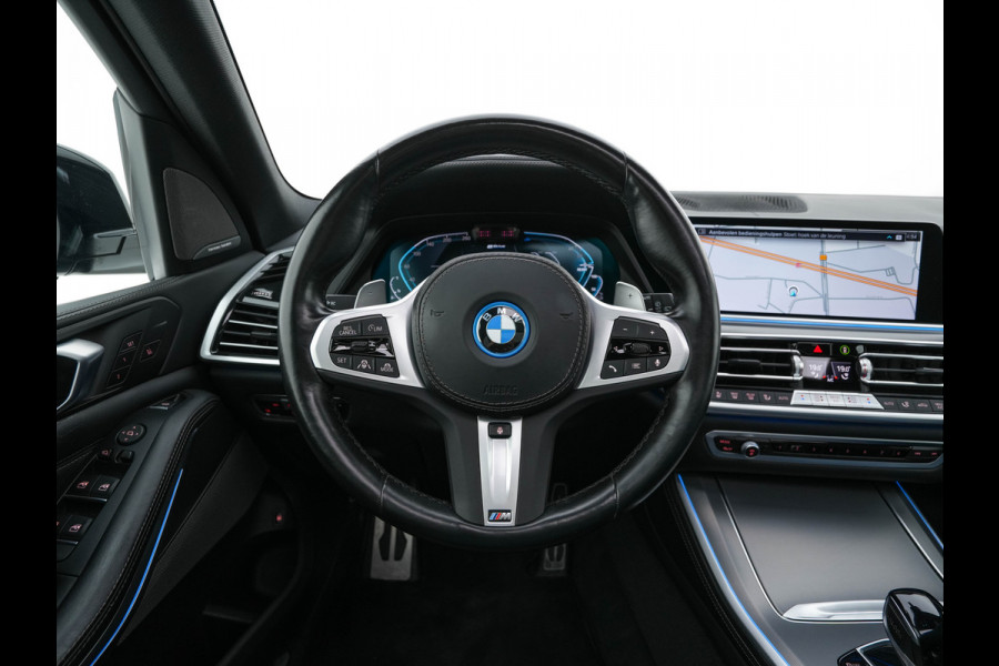 BMW X5 xDrive45e M-Sport-Styling High Executive (Plug-In) {SoH-91%} (INCL-BTW) *PANO | LEATHER | LASER-LED | HARMAN/KARDON | MEMORY-PACK | TOPVIEW | ADAPTIVE-CRUISE | BLINDSPOT | DIGI-COCKPIT | PRIVACY-GLASS | SHIFTPADDLES | HEAD-UP | TOWBAR | 22''A