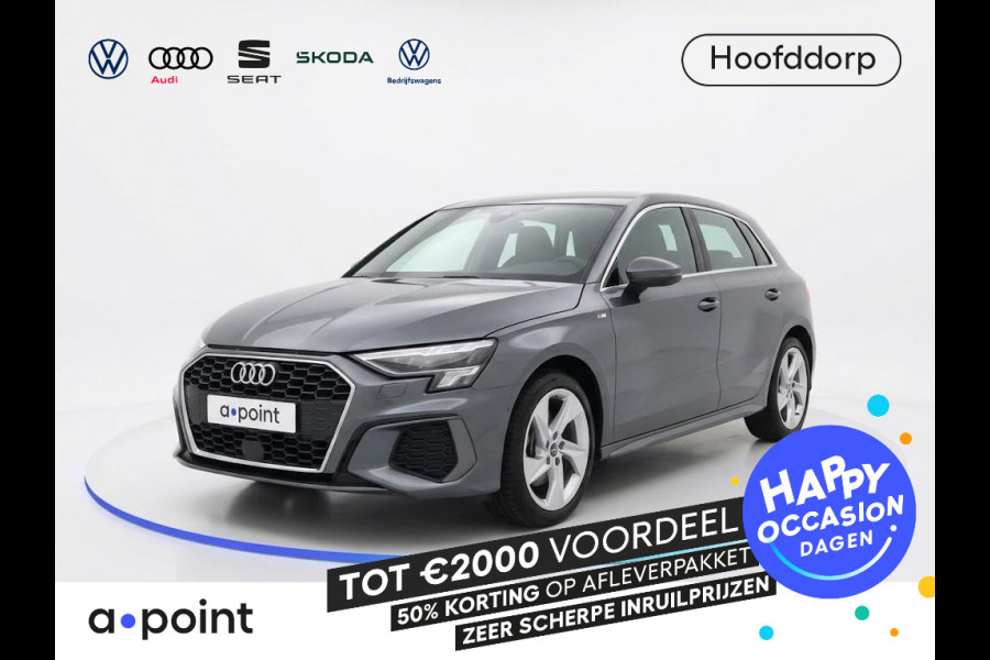 Audi A3 Sportback 30 TFSI S edition 110 pk | Navigatie | Parkeersensoren achter | Autom. airco | LED koplampen | Apple Carplay/Android Auto |