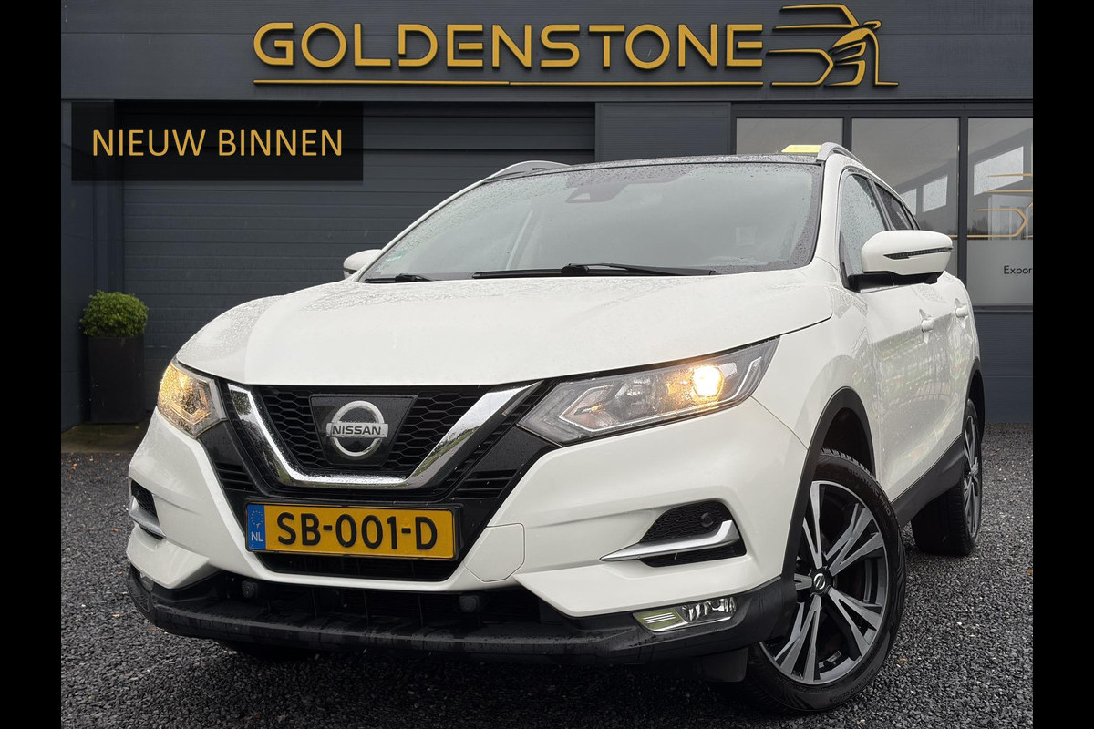 Nissan QASHQAI 1.2 N-Connecta ✓Ketting vv in 07-2023✓360° Camera✓2e Eigenaar✓Pano✓Navi✓Keyless✓116pk✓Pdc V+A✓18"Lm velgen✓Clima✓Cruise✓Rijstrooksensor✓6 Bak✓Dodehoeksenor✓N.A.P✓Apk tot 09-2027