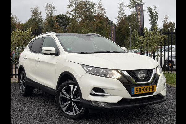 Nissan QASHQAI 1.2 N-Connecta ✓Ketting vv in 07-2023✓360° Camera✓2e Eigenaar✓Pano✓Navi✓Keyless✓116pk✓Pdc V+A✓18"Lm velgen✓Clima✓Cruise✓Rijstrooksensor✓6 Bak✓Dodehoeksenor✓N.A.P✓Apk tot 09-2027