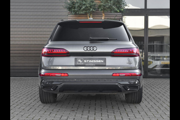 Audi Q7 55 TFSI quattro S Line 40.256 euro Ex BTW/ BPM Panoramadak ACC Leren bekleding 22 inch velgen Trekhaak
