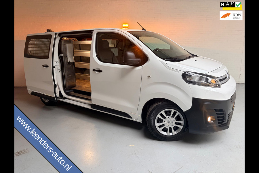 Citroën Jumpy Servicewagen 1.6 BlueHDI 95pk euro6 L2H1 V230 omvormer BOTT inrichting Standkachel Trekhaak 2000KG, RIJKLAARPRIJS!