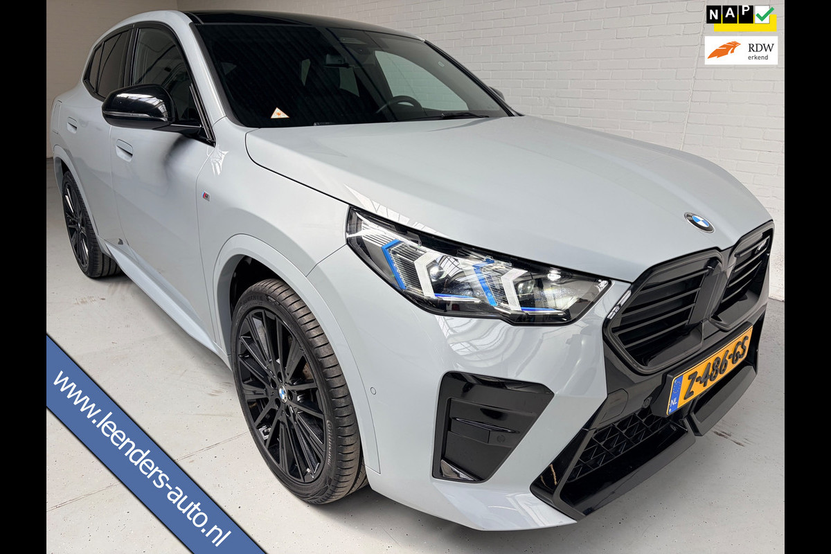BMW X2 SDrive20i M Sport 170pk Launch Edition Black Pakket, LED, Navi, Leder, Massage, 20inch, NEDERLANDSE AUTO 1ste eigenaar!