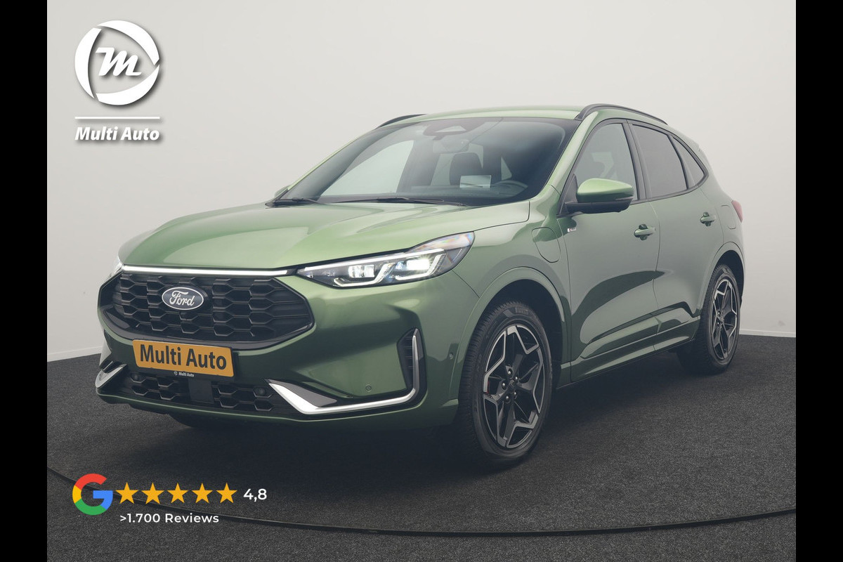 Ford Kuga 2.5 PHEV ST-Line X FACELIFT 243pk | Trekhaak Af Fabriek | Adaptive Cruise | Head Up | Bang & Olufsen | 360 Camera | Alcantara Sportstoelen Memory & Verwarmd | Apple Carplay | BLIS | Keyless | Stuur Verwarmd | 19"L.M | Plug In Hybrid |