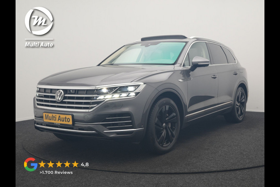 Volkswagen Touareg 3.0 TSi eHybrid 4MOTION PHEV 381pk Dealer O.H. | SOH 91,3% | Trekhaak Af Fabriek | Luchtvering | Panodak | Adaptive Cruise | Dynaudio | 360 Camera | Head Up | Lederen Comfortstoelen Memory & Verwarmd | Sfeerverlichting | Stuur Verwarmd |  Keyless | Apple Carplay | 20"L.M | Plug In Hybrid |