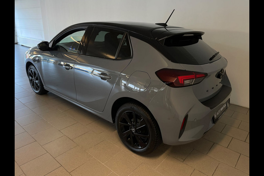 Opel Corsa 1.2 Turbo GS 100PK AIRCO NAVI VIA APP CRUISE CONTROL STOELVERW APPLE CARPLAY VELGEN ZWART DAK PRIVACYGLAS NIEUWSTAAT