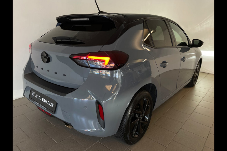 Opel Corsa 1.2 Turbo GS 100PK AIRCO NAVI VIA APP CRUISE CONTROL STOELVERW APPLE CARPLAY VELGEN ZWART DAK PRIVACYGLAS NIEUWSTAAT