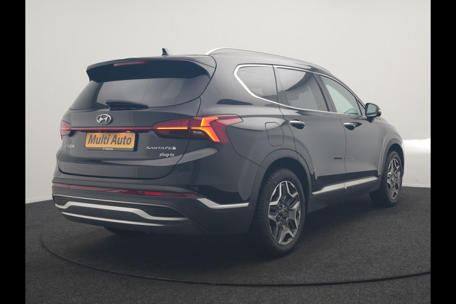 Hyundai Santa Fe 1.6 T-GDI PHEV Premium Sky 7 Persoons 266pk Dealer O.H. | SOH 97,1% | Trekhaak Af Fabriek | Panodak | Adaptive Cruise | Head Up | 360 Camera | Lederen Sportstoelen Memory & Ventilatie | BLIS | Keyless | Stoelen & Stuur Vewarmd | Apple Carplay | Na