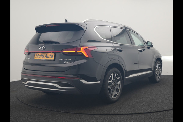 Hyundai Santa Fe 1.6 T-GDI PHEV Premium Sky 7 Persoons 266pk Dealer O.H. | SOH 97,1% | Trekhaak Af Fabriek | Panodak | Adaptive Cruise | Head Up | 360 Camera | Lederen Sportstoelen Memory & Ventilatie | BLIS | Keyless | Stoelen & Stuur Vewarmd | Apple Carplay | Na