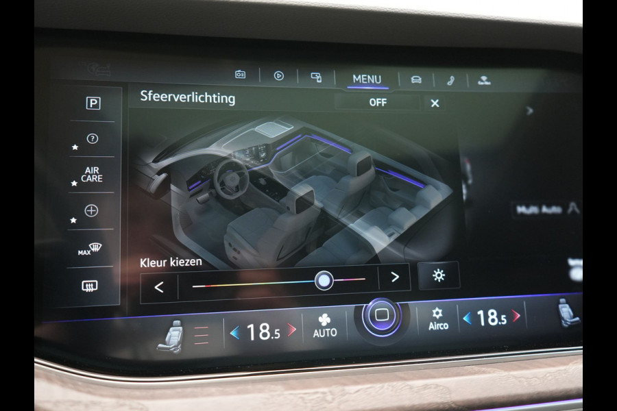 Volkswagen Touareg 3.0 TSi eHybrid 4MOTION PHEV 381pk Dealer O.H. | SOH 91,3% | Trekhaak Af Fabriek | Luchtvering | Panodak | Adaptive Cruise | Dynaudio | 360 Camera | Head Up | Lederen Comfortstoelen Memory & Verwarmd | Sfeerverlichting | Stuur Verwarmd |  Keyless | Apple Carplay | 20"L.M | Plug In Hybrid |