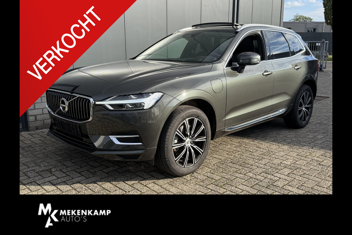 Volvo XC60 2.0 Recharge T6 AWD Inscription 19"/Panoramadak/Trekhaak/Leder + memory/Adaptieve cruise/Stoel + stuurverwarming/360 camera/Keyless/Dodehoek/Apple Carplay & Android Auto