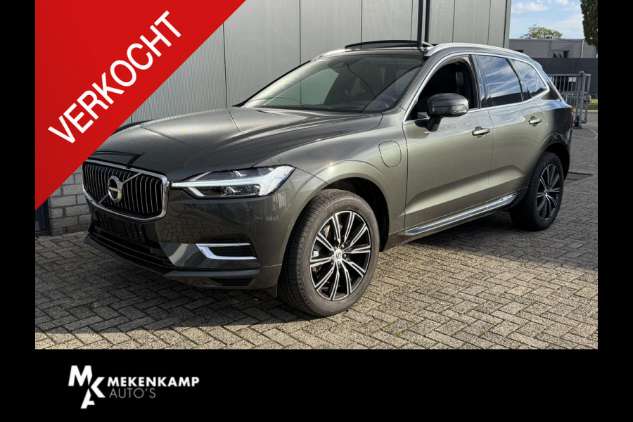 Volvo XC60 2.0 Recharge T6 AWD Inscription 19"/Panoramadak/Trekhaak/Leder + memory/Adaptieve cruise/Stoel + stuurverwarming/360 camera/Keyless/Dodehoek/Apple Carplay & Android Auto