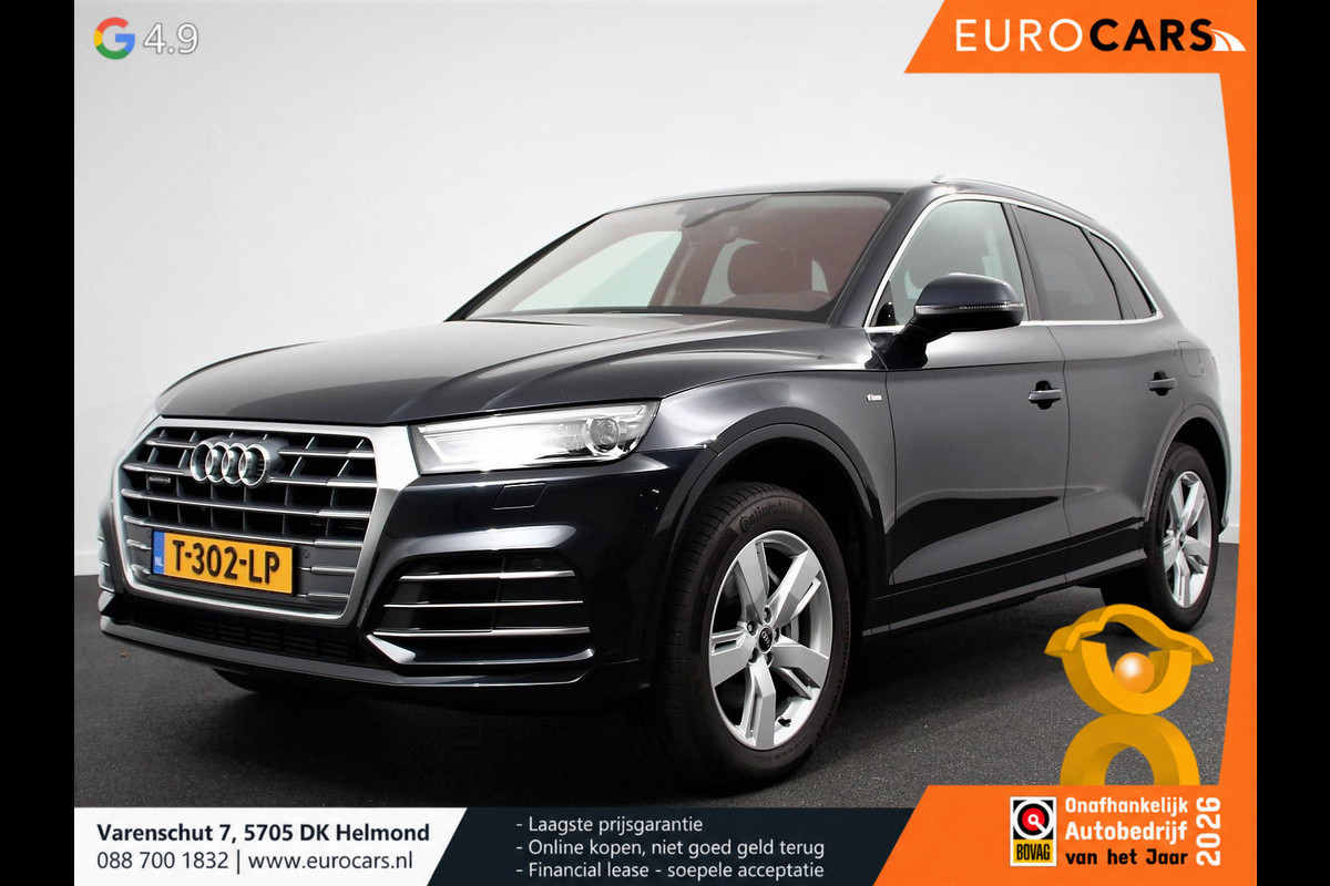 Audi Q5 50 TFSI e quattro Pro Line S Line Plugin Hybrid Navigatie Cruise Control Climate Control LED Koplampen Parkeersensoren Rondom Stoelverwarming Virtual Cockpit