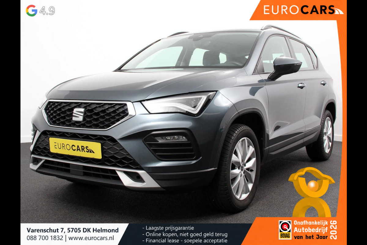 Seat Ateca 1.5 TSI 150pk DSG Style Navigatie Apple Carplay Android Auto Adaptive Cruise Control Parkeersensor achter Camera Stoel-en stuurverwarming Virtual Cockpit Climate Control Ledverlichting voor