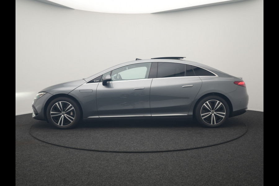 Mercedes-Benz EQE 350+ Luxury Line 91 kWh 292pk Dealer O.H. | SOH 97,5% | Panodak | Adaptive Cruise | Camera | Lederen Sportstoelen Memory & Ventilatie | Stoelen & Stuur Verwarmd | Sfeerverlichting | BLIS | Keyless | Apple Carplay | Navigatie | DAB |
