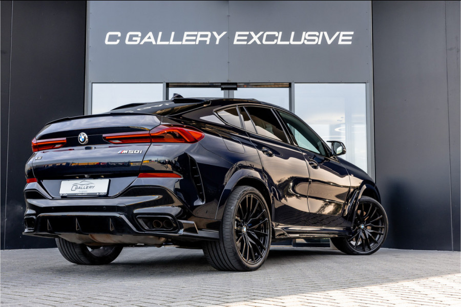 BMW X6 M50i High Executive - M Sport | Panorama | 4-wielsturing | H&K | Soft Close | 360 Camera