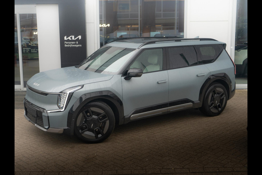 Kia EV9 GT-Line AWD 99.8 kWh | UNIEKE KLEUR | TREKHAAK WEGKLAPBAAR | HUD | SCHUIFKANTEL DAK | MERIDIAN AUDIO | LED | LEDER