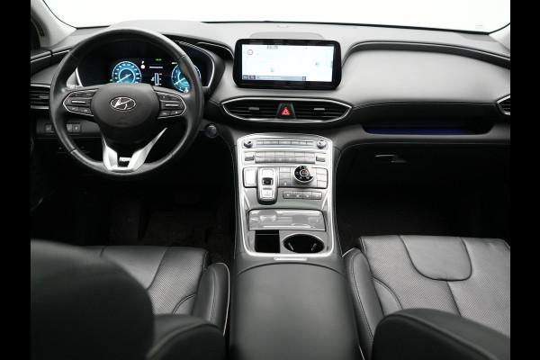 Hyundai Santa Fe 1.6 T-GDI PHEV Premium Sky 7 Persoons 266pk Dealer O.H. | SOH 97,1% | Trekhaak Af Fabriek | Panodak | Adaptive Cruise | Head Up | 360 Camera | Lederen Sportstoelen Memory & Ventilatie | BLIS | Keyless | Stoelen & Stuur Vewarmd | Apple Carplay | Na