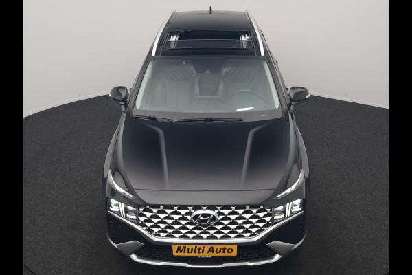 Hyundai Santa Fe 1.6 T-GDI PHEV Premium Sky 7 Persoons 266pk Dealer O.H. | SOH 97,1% | Trekhaak Af Fabriek | Panodak | Adaptive Cruise | Head Up | 360 Camera | Lederen Sportstoelen Memory & Ventilatie | BLIS | Keyless | Stoelen & Stuur Vewarmd | Apple Carplay | Na