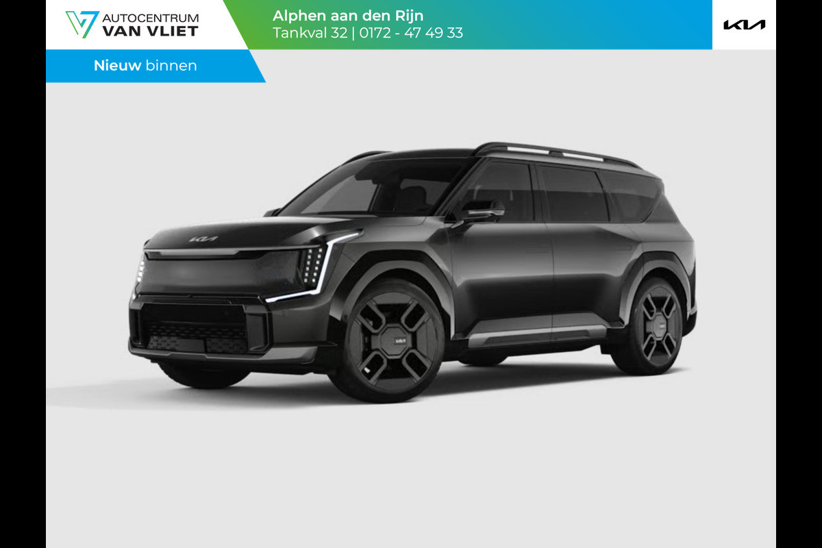 Kia EV9 GT-Line AWD 99.8 kWh PANTHERA METAL UIT VOORRAAD | 7-Pers. | 21" | Head-Up | Stoel-/Stuurverwarming | Premium Audio | Schuif-/kanteldak | Adapt. Cruise |