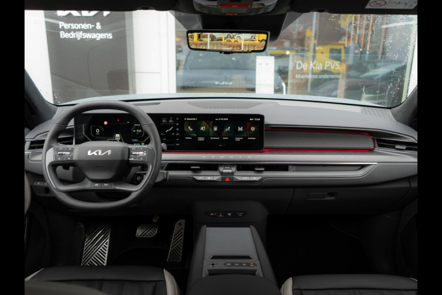 Kia EV9 GT-Line AWD 99.8 kWh PANTHERA METAL UIT VOORRAAD | 7-Pers. | 21" | Head-Up | Stoel-/Stuurverwarming | Premium Audio | Schuif-/kanteldak | Adapt. Cruise |