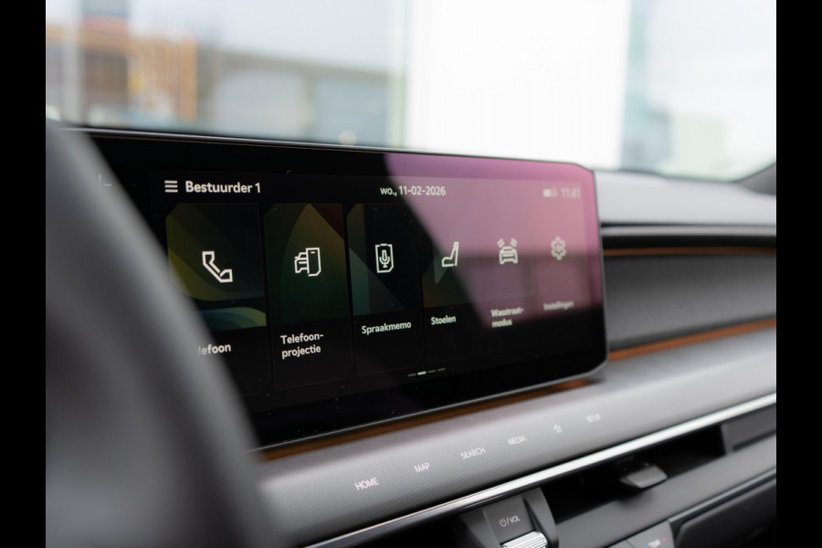 Kia EV9 GT-Line AWD 99.8 kWh PANTHERA METAL UIT VOORRAAD | 7-Pers. | 21" | Head-Up | Stoel-/Stuurverwarming | Premium Audio | Schuif-/kanteldak | Adapt. Cruise |