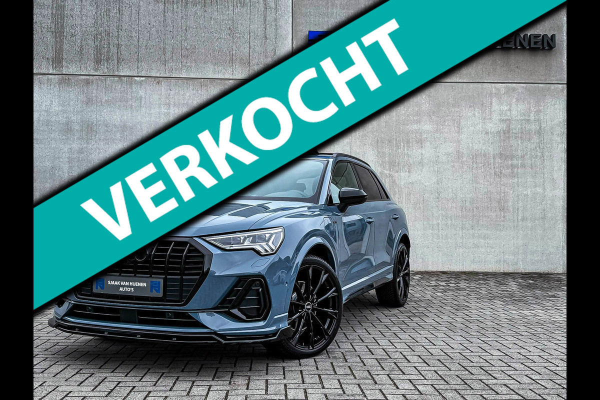 Audi Q3 45TFSI e 245pk S-Tronic Competition S Edition S-Line 1é Eig Audi Exclusive|Pano|Ambiance+|ACC|Black|360°|HD Matrix 3D|RSQ3