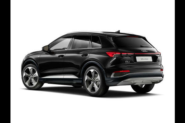 Audi Q4 e-tron 45 S Edition 82 kWh 286pk | Navigatie | Parkeercamera | 21 inch lichtmetalen velgen | Adaptive cruise controle | M<atrix Led | S-line interieur | Verlengde garantie