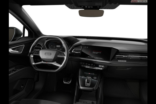 Audi Q4 e-tron 45 S Edition 82 kWh 286pk | Navigatie | Parkeercamera | 21 inch lichtmetalen velgen | Adaptive cruise controle | M<atrix Led | S-line interieur | Verlengde garantie