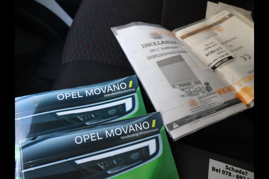 Opel Movano 2.2D 140 PK BAKWAGEN MEUBELBAK LAADKLEP 1000 KG DHOLLANDIA + CAMERA | CARPLAY | CRUISE | CLIMATE