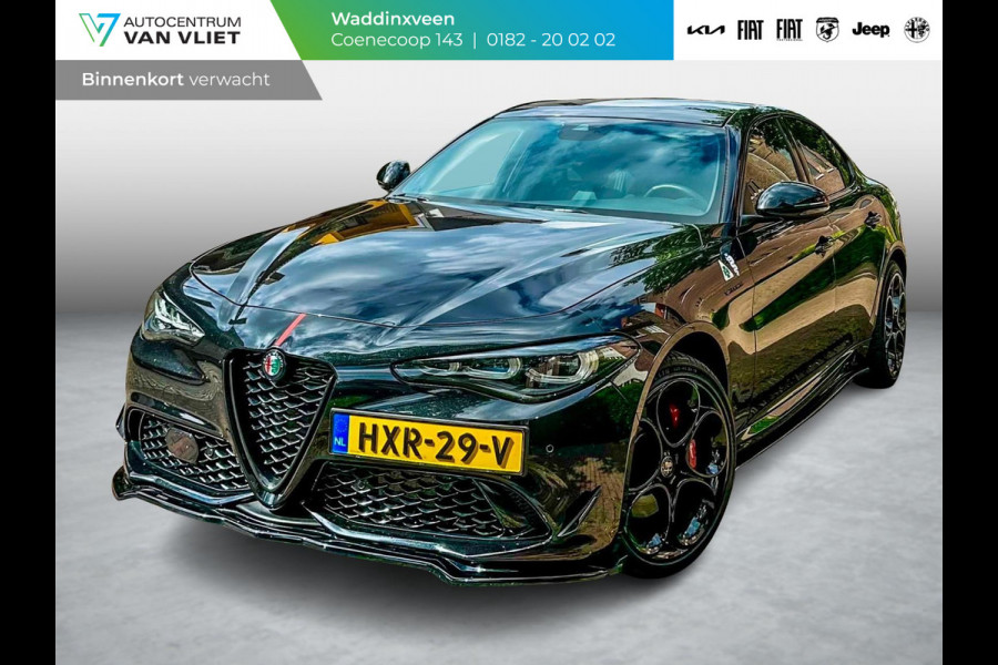 Alfa Romeo Giulia 2.0 Turbo 280pk AWD Veloce | Ragazzon | Schuif/Kanteldak | Stoel&Stuur Verwarming | Adapt. Cruise | Matrix LED | Flippers | Apple Carplay