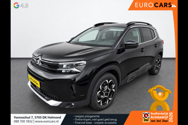 Citroën C5 Aircross 1.2 Hybrid Max Automaat Navigatie Apple Carplay Android Auto Parkeerhulp Adaptive Cruise Control Stoelverwarming Elektrische achterklep Full Led Climate Control