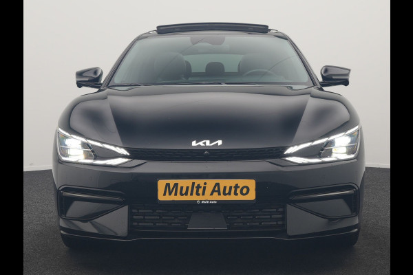 Kia Ev6 GT-Line 77.4 kWh 229pk Dealer O.H. | Panodak | Adaptive Cruise | Head Up | Meridian Audio | 360 Camera | Alcantara Sportstoelen Memory & Ventilatie | Keyless | BLIS | Stoelen & Stuur Verwarmd | Apple Carplay | Navigatie | DAB