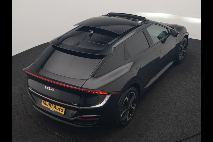 Kia Ev6 GT-Line 77.4 kWh 229pk Dealer O.H. | Panodak | Adaptive Cruise | Head Up | Meridian Audio | 360 Camera | Alcantara Sportstoelen Memory & Ventilatie | Keyless | BLIS | Stoelen & Stuur Verwarmd | Apple Carplay | Navigatie | DAB