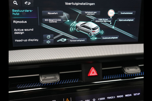 Kia Ev6 GT-Line 77.4 kWh 229pk Dealer O.H. | Panodak | Adaptive Cruise | Head Up | Meridian Audio | 360 Camera | Alcantara Sportstoelen Memory & Ventilatie | Keyless | BLIS | Stoelen & Stuur Verwarmd | Apple Carplay | Navigatie | DAB